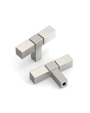 DESIGN3909 Solid Cabinet Knobs – Square Bar Hardware for Drawers, Cupboards & Closets