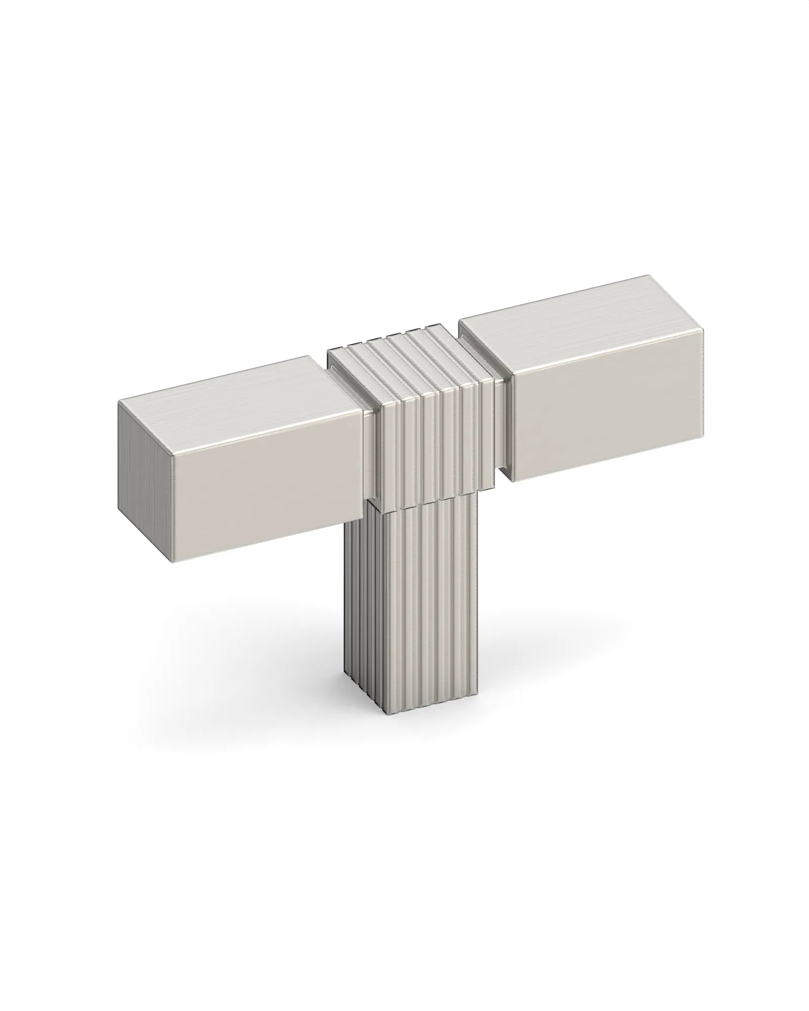 DESIGN3909 Solid Cabinet Knobs – Square Bar Hardware for Drawers, Cupboards & Closets