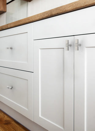 DESIGN3909 Brushed Satin Nickel Solid Knobs