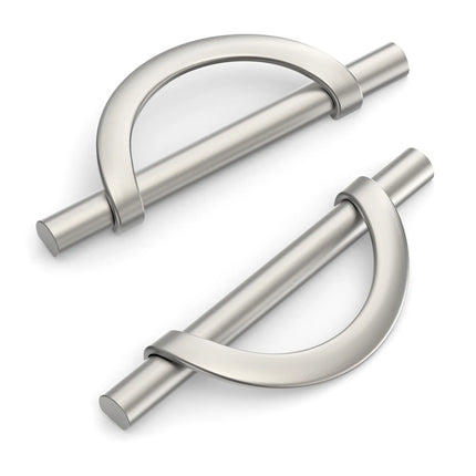 DESIGN3955 Champagne Bronze and Black Cabinet Pulls