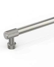 DESIGN4518 Solid Cabinet Pulls – Knurled Brushed Brass Handles for Drawers & Cabinets