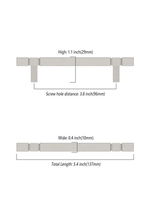 DESIGN3909 Brushed Satin Nickel Cabinet Pulls
