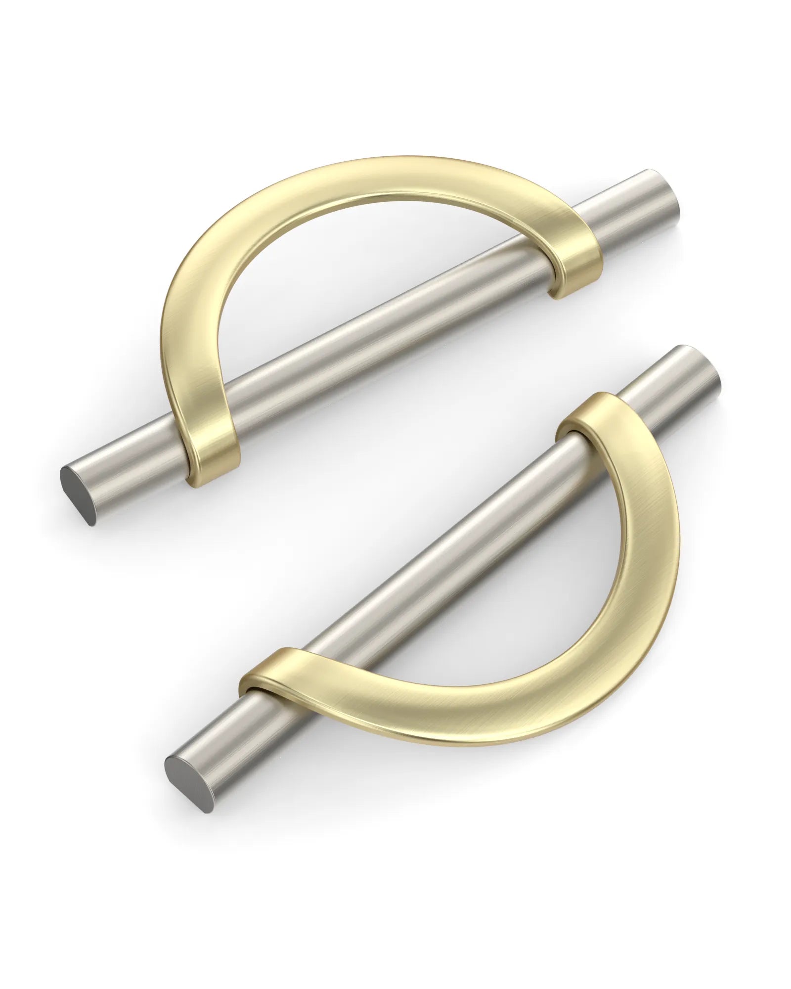 DESIGN3955 Combination Cabinet Pulls – Bar & Cup Pull Design for Drawers & Cabinets