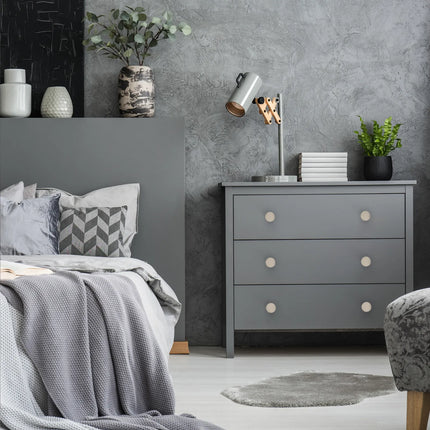 DESIGN2028 Brushed Brass Solid Knobs