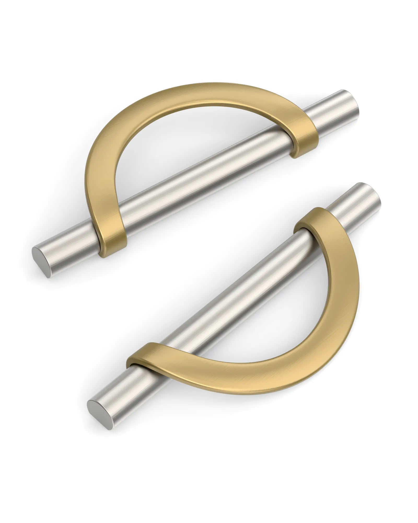 DESIGN3955 Combination Cabinet Pulls – Bar & Cup Pull Design for Drawers & Cabinets