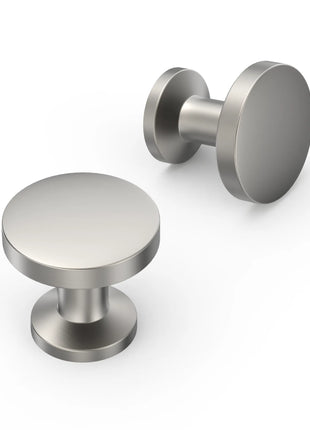 DESIGN2028 Brushed Satin Nickel Solid Knobs