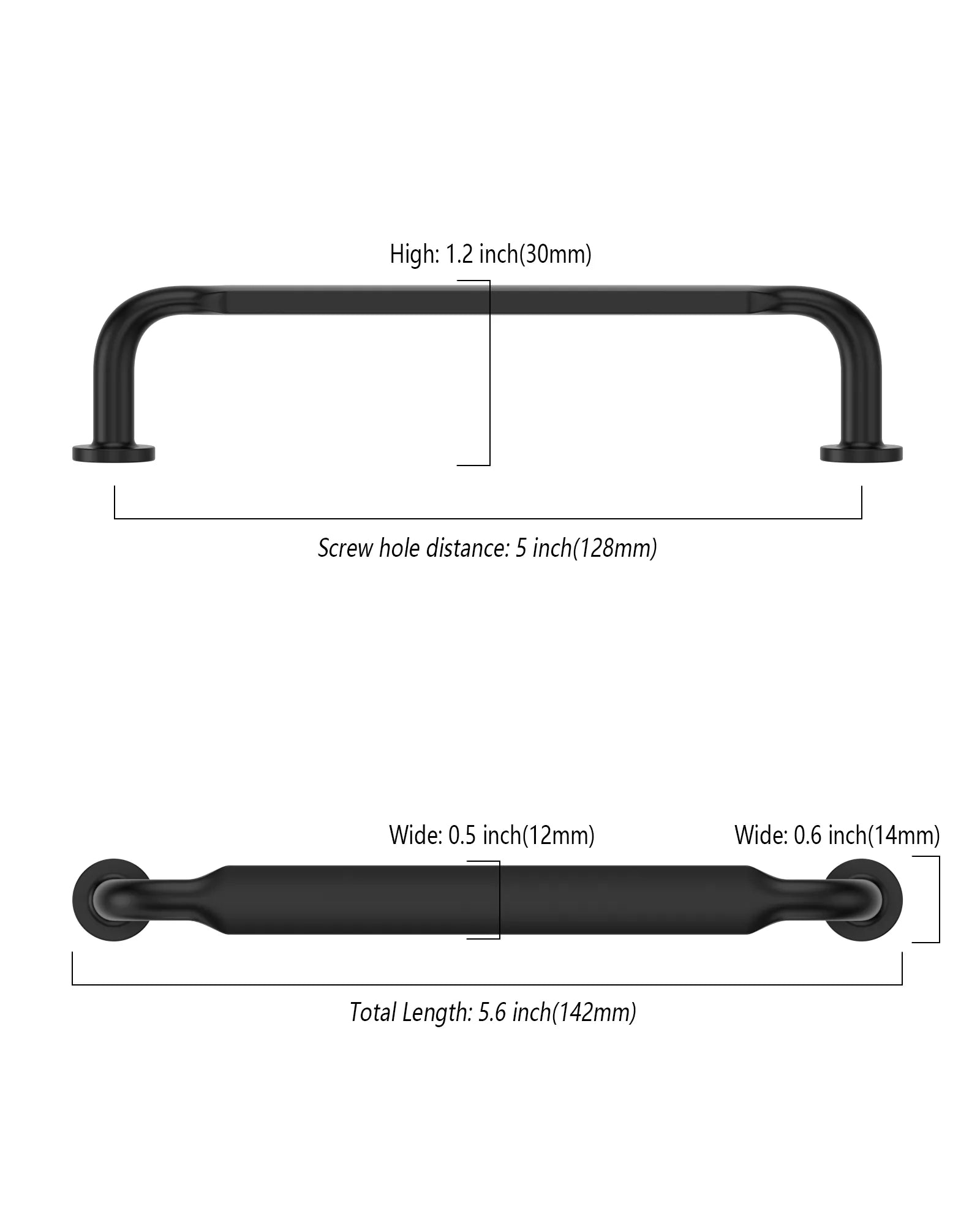 DESIGN2028 Solid Cabinet Handles | Durable & Easy Install for Kitchens, Bathrooms & Closets