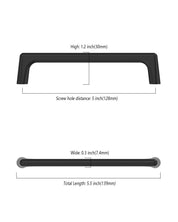 DESIGN3307 Solid Cabinet Handles – Modern Linear Pulls for Cabinets, Drawers & Closets