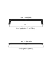 DESIGN3307 Solid Cabinet Handles – Modern Linear Pulls for Cabinets, Drawers & Closets