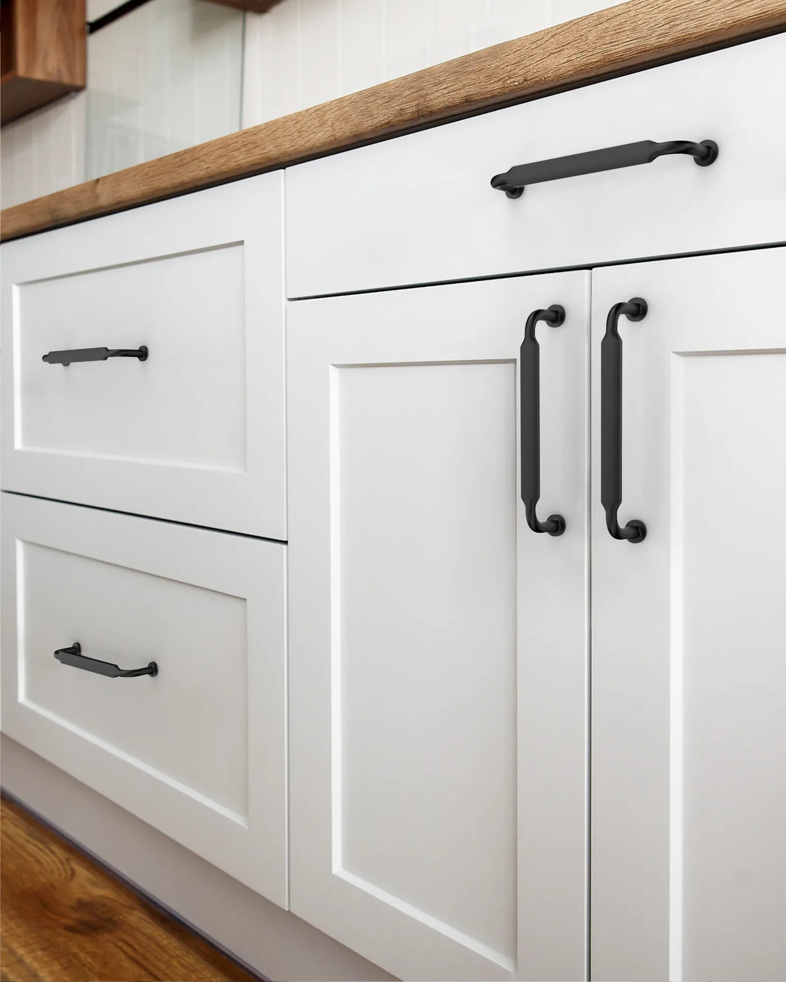 DESIGN2028 Solid Cabinet Handles | Durable & Easy Install for Kitchens, Bathrooms & Closets