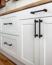 DESIGN2249 Solid Cabinet Handles – Modern Straight Bar Pulls for Cabinets, Drawers & Closets