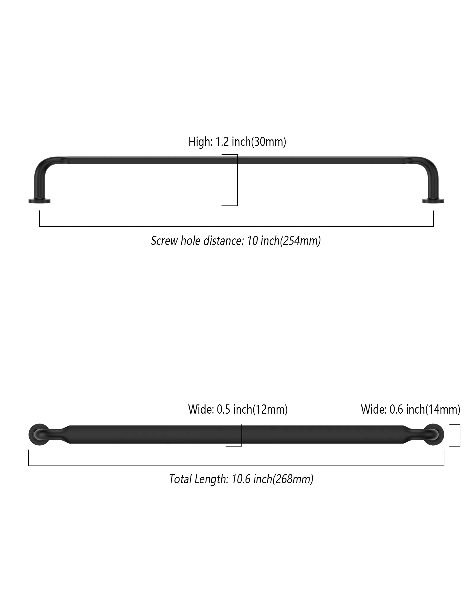 DESIGN2028 Solid Cabinet Handles | Durable & Easy Install for Kitchens, Bathrooms & Closets