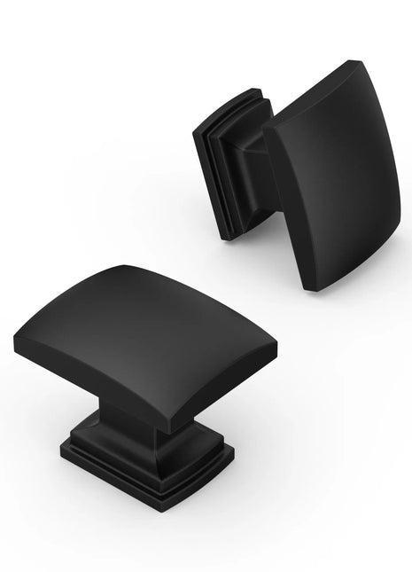 DESIGN2828 Matte Black Solid Knobs