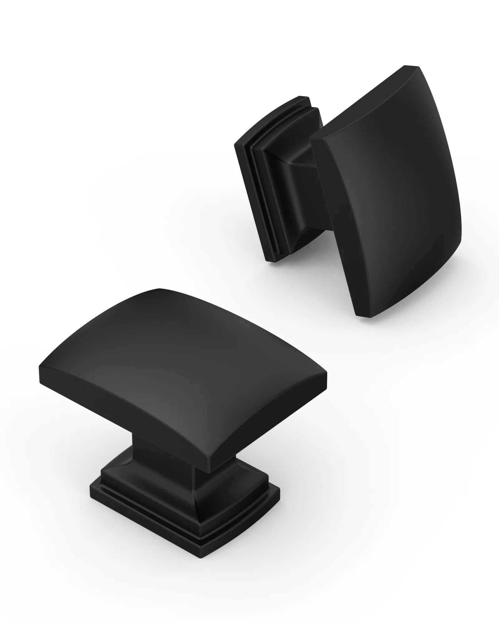 DESIGN2828 Solid Cabinet Knobs – Square Single Hole Knobs for Drawers & Cabinets