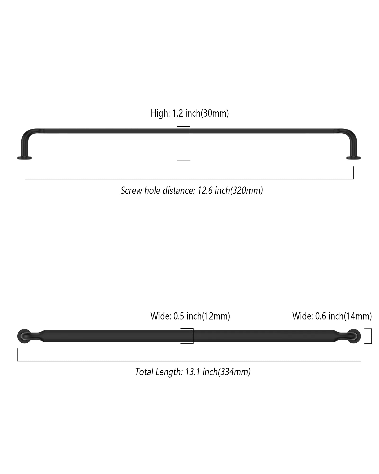 DESIGN2028 Solid Cabinet Handles | Durable & Easy Install for Kitchens, Bathrooms & Closets