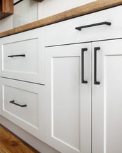 DESIGN3307 Solid Cabinet Handles – Modern Linear Pulls for Cabinets, Drawers & Closets