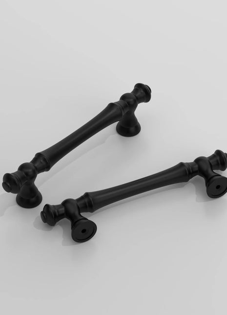 DESIGN3768 Matte Black Solid Cabinet Pulls