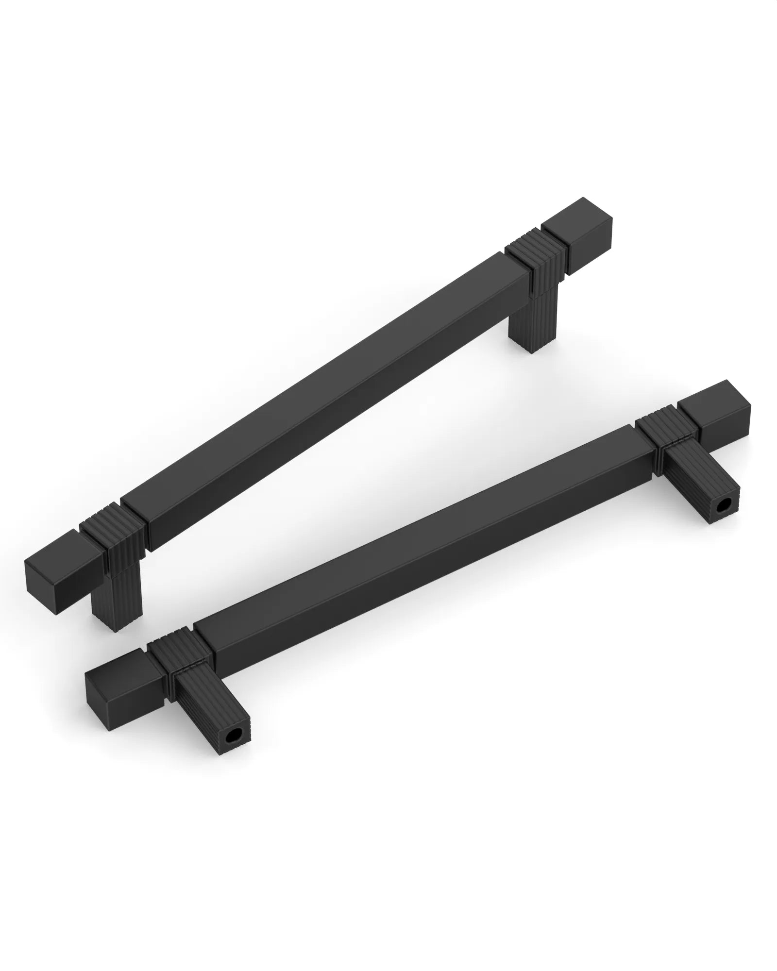 DESIGN3909 Solid Cabinet Pulls – Square Kitchen Handles for Cabinets & Drawers