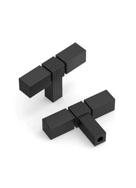 DESIGN3909 Matte Black Solid Knobs