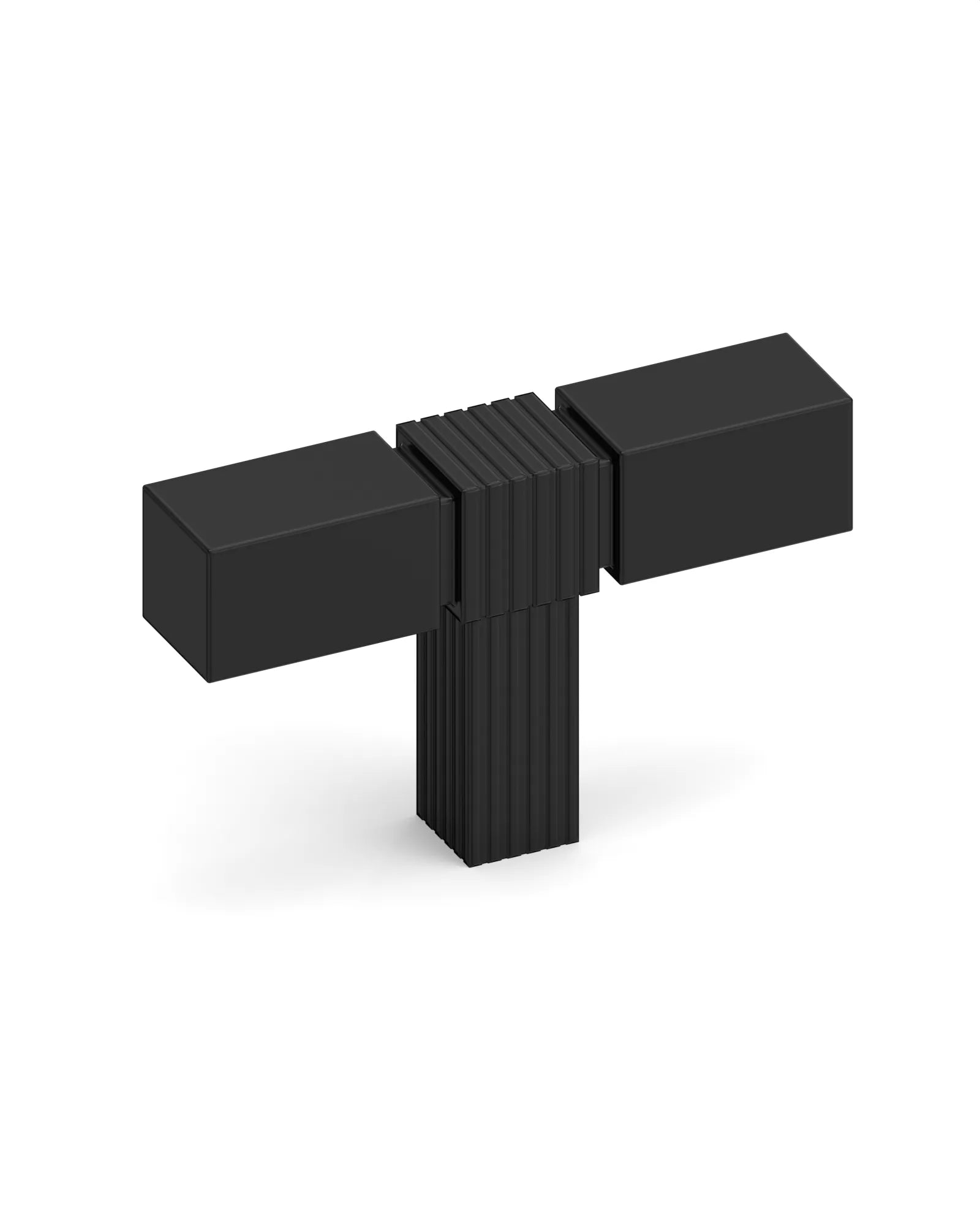 DESIGN3909 Solid Cabinet Knobs – Square Bar Hardware for Drawers, Cupboards & Closets