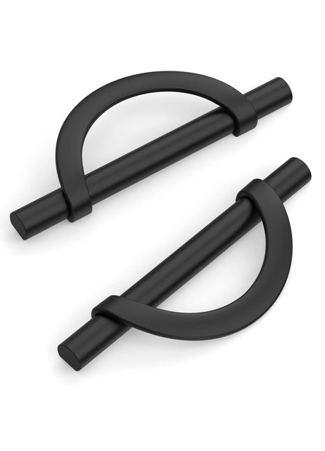 DESIGN3955 Matte Black Cabinet Pulls