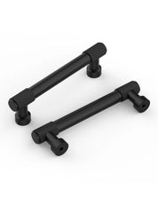 DESIGN4518 Solid Cabinet Pulls – Knurled Brushed Brass Handles for Drawers & Cabinets