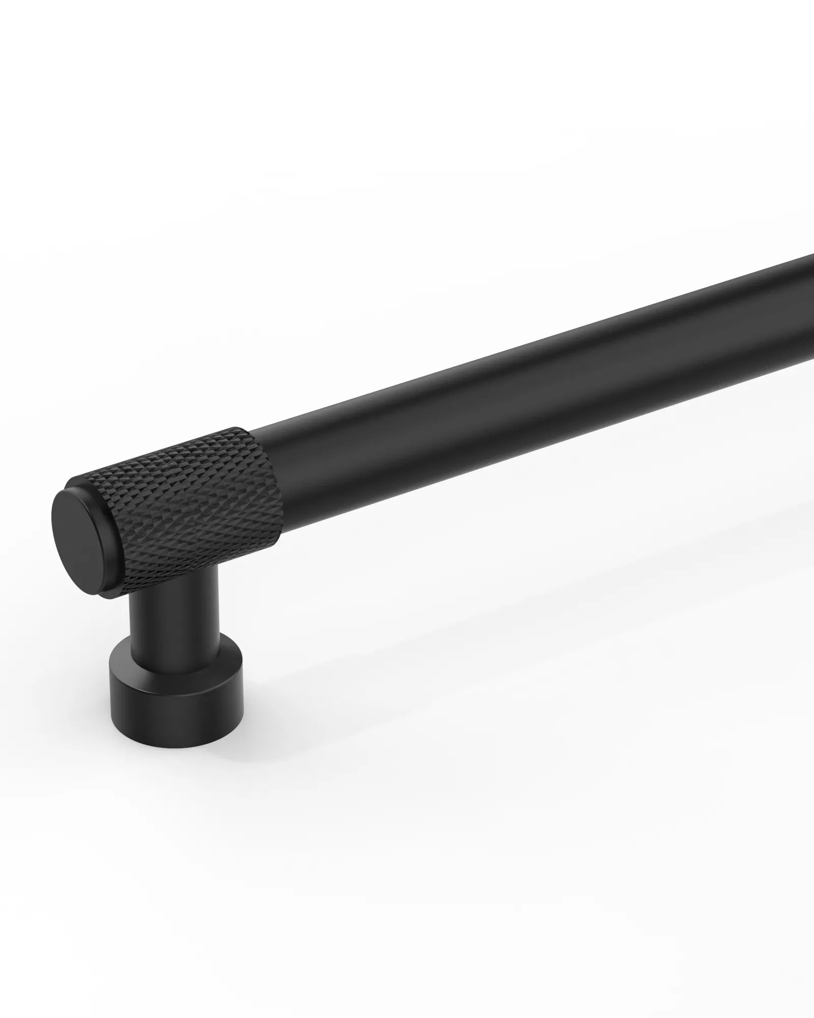 DESIGN4518 Solid Cabinet Pulls – Knurled Brushed Brass Handles for Drawers & Cabinets