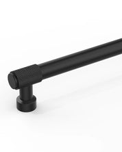 DESIGN4518 Solid Cabinet Pulls – Knurled Brushed Brass Handles for Drawers & Cabinets