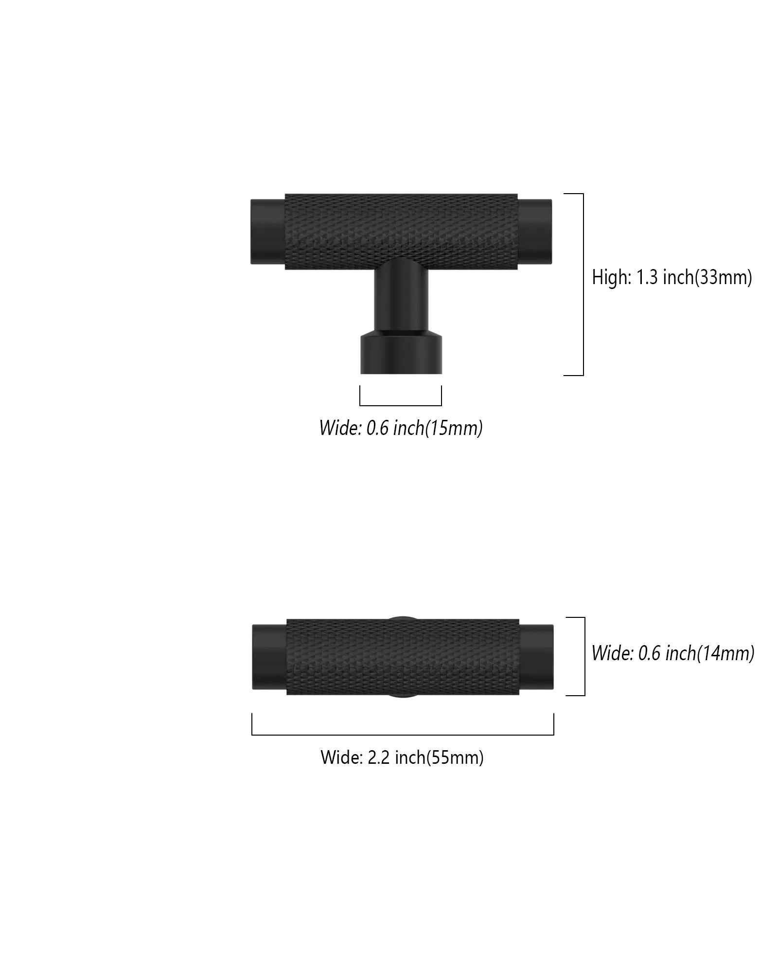 DESIGN4518 Solid Cabinet Knobs – Modern Brushed Gold Hardware for Cabinets, Drawers & Closets