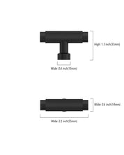 DESIGN4518 Solid Cabinet Knobs – Modern Brushed Gold Hardware for Cabinets, Drawers & Closets