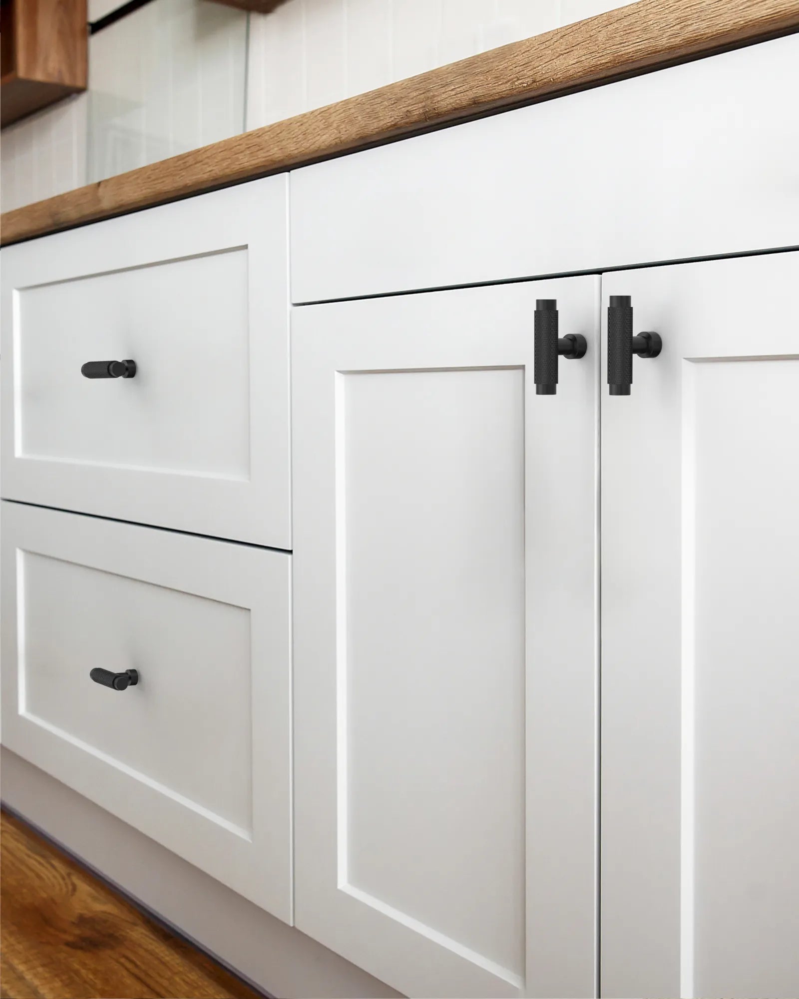 DESIGN4518 Solid Cabinet Knobs – Modern Brushed Gold Hardware for Cabinets, Drawers & Closets