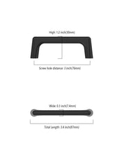 DESIGN3307 Solid Cabinet Handles – Modern Linear Pulls for Cabinets, Drawers & Closets