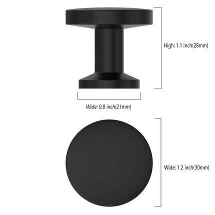 DESIGN2028 Brushed Brass Solid Knobs