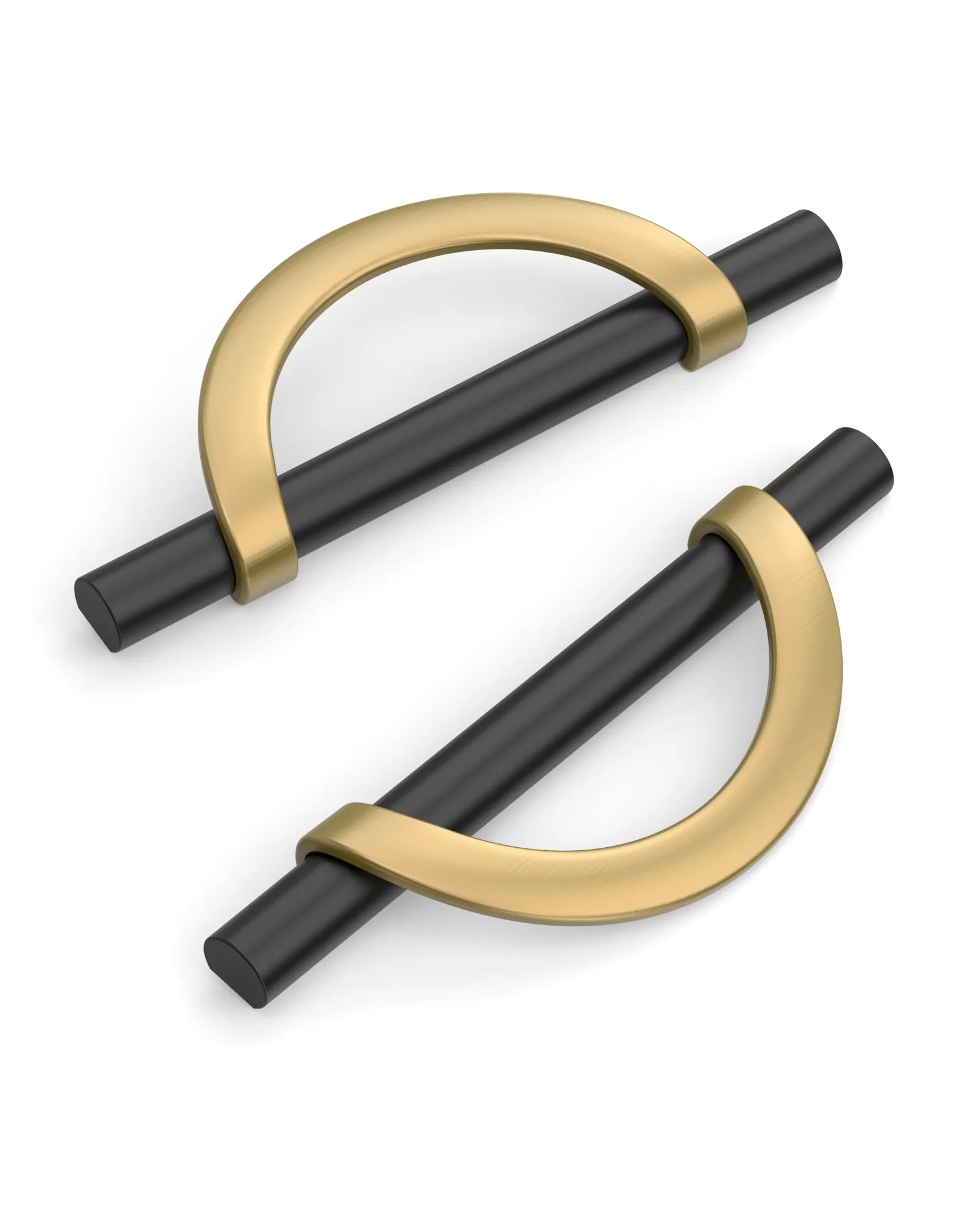 DESIGN3955 Combination Cabinet Pulls – Bar & Cup Pull Design for Drawers & Cabinets