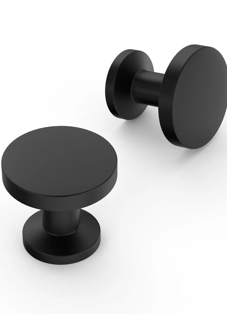 DESIGN2028 Matte Black Solid Knobs