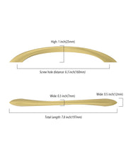 DESIGN2554 Solid Cabinet Pulls – Twisted Bar & Arched Bow Handles for Cabinets & Drawers