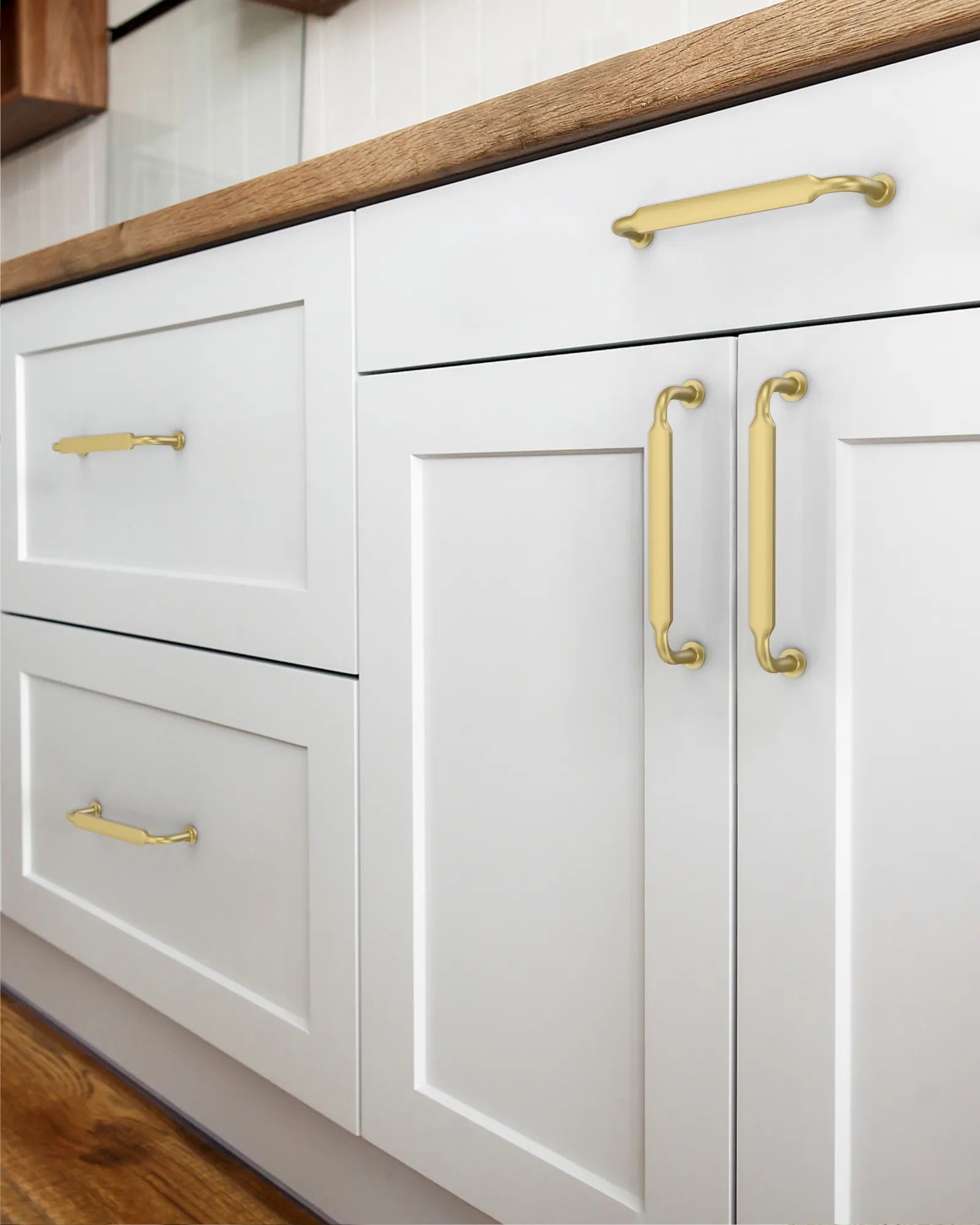 DESIGN2028 Solid Cabinet Handles | Durable & Easy Install for Kitchens, Bathrooms & Closets