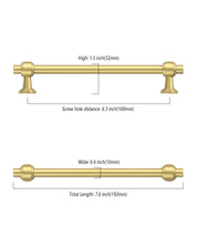 DESIGN2249 Solid Cabinet Handles – Modern Straight Bar Pulls for Cabinets, Drawers & Closets