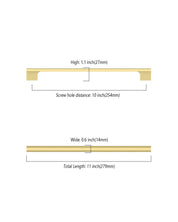 DESIGN4497 Cabinet Pulls – Easy-to-Install, Long-Lasting Brushed Gold Handles