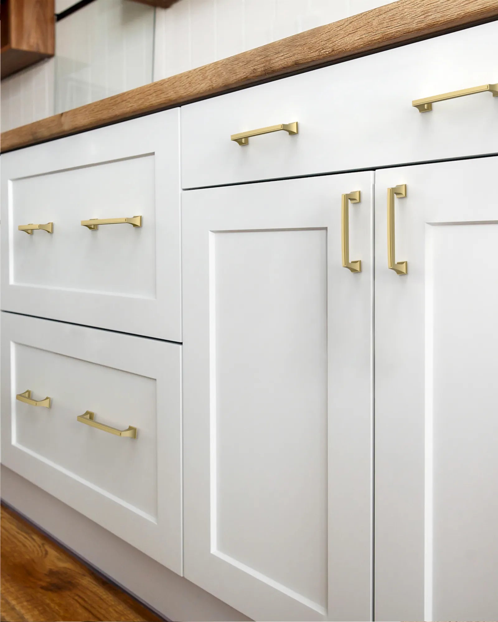 Amerdeco 10 Pack Matte Black 3 Inch(76mm) Hole Centers Kitchen Cabinet Pulls Cabinet Hardware Kitchen Handles for Cabine