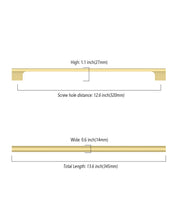 DESIGN4497 Cabinet Pulls – Easy-to-Install, Long-Lasting Brushed Gold Handles