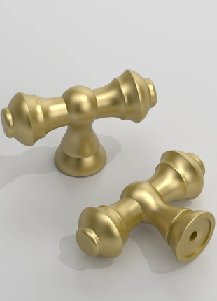 DESIGN3768 Brushed Gold Solid Knobs