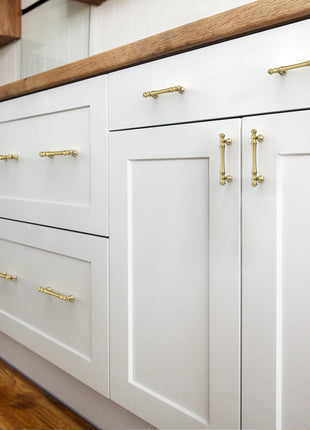 DESIGN3768 Brushed Gold Solid Cabinet Pulls