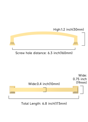DESIGN3781 Brushed Gold Cabinet Pulls