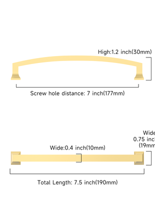 DESIGN3781 Brushed Gold Cabinet Pulls