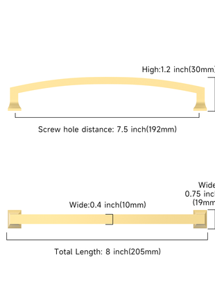 DESIGN3781 Brushed Gold Cabinet Pulls
