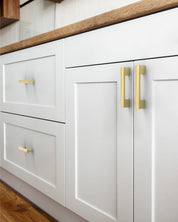 DESIGN4497 Cabinet Pulls – Easy-to-Install, Long-Lasting Brushed Gold Handles