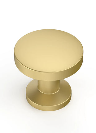 DESIGN2028 Brushed Gold Solid Knobs