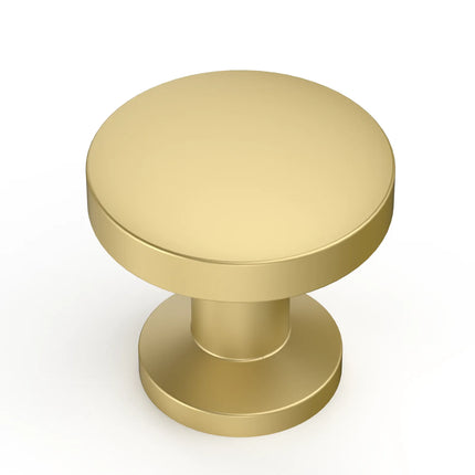 DESIGN2028 Brushed Brass Solid Knobs