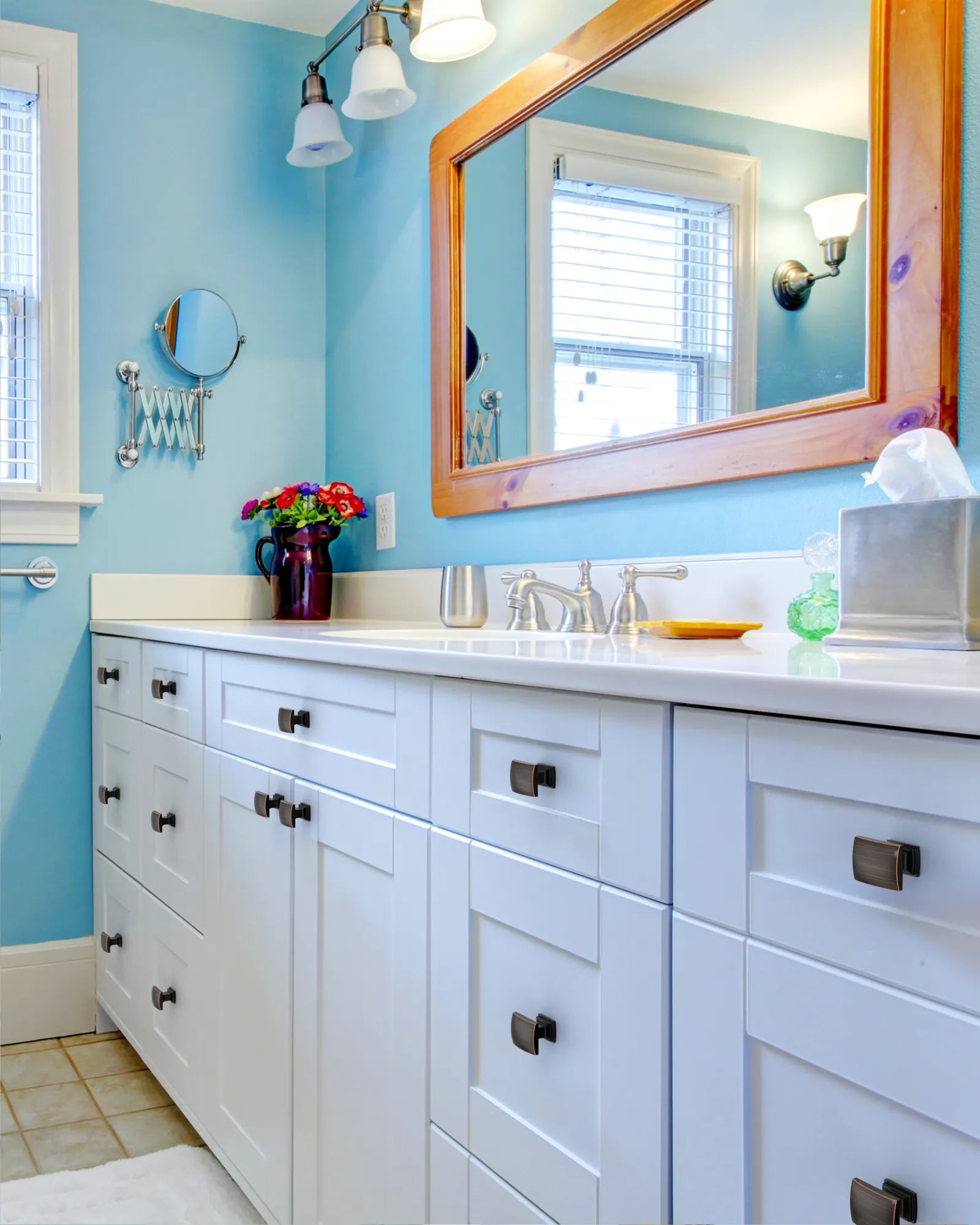 DESIGN2828 Solid Cabinet Knobs – Square Single Hole Knobs for Drawers & Cabinets